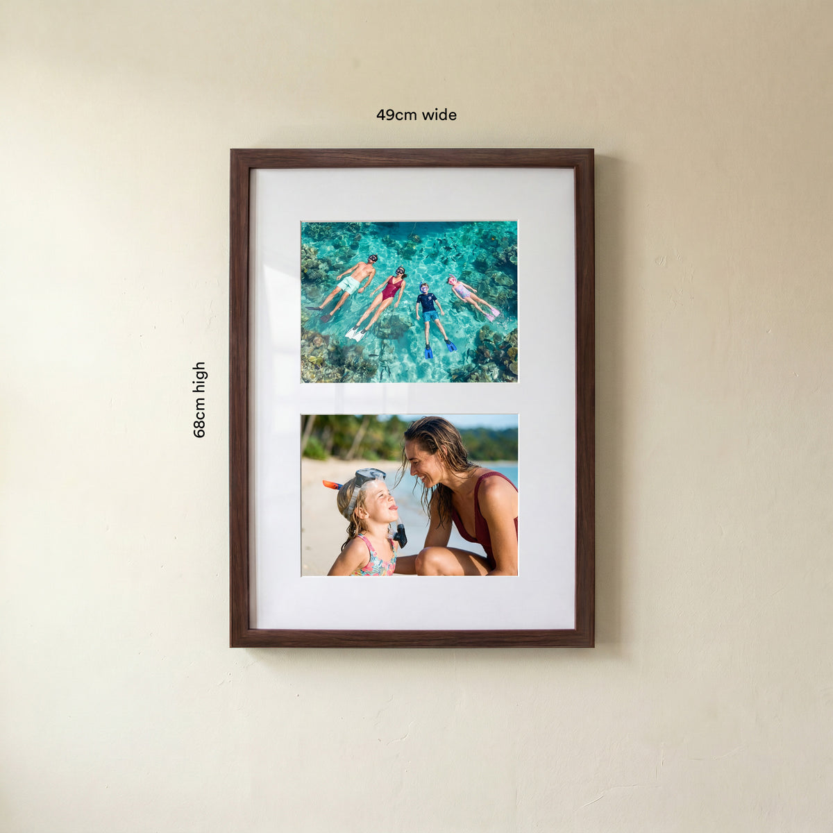 Multi-Photo Portrait Frame (2 Photos)
