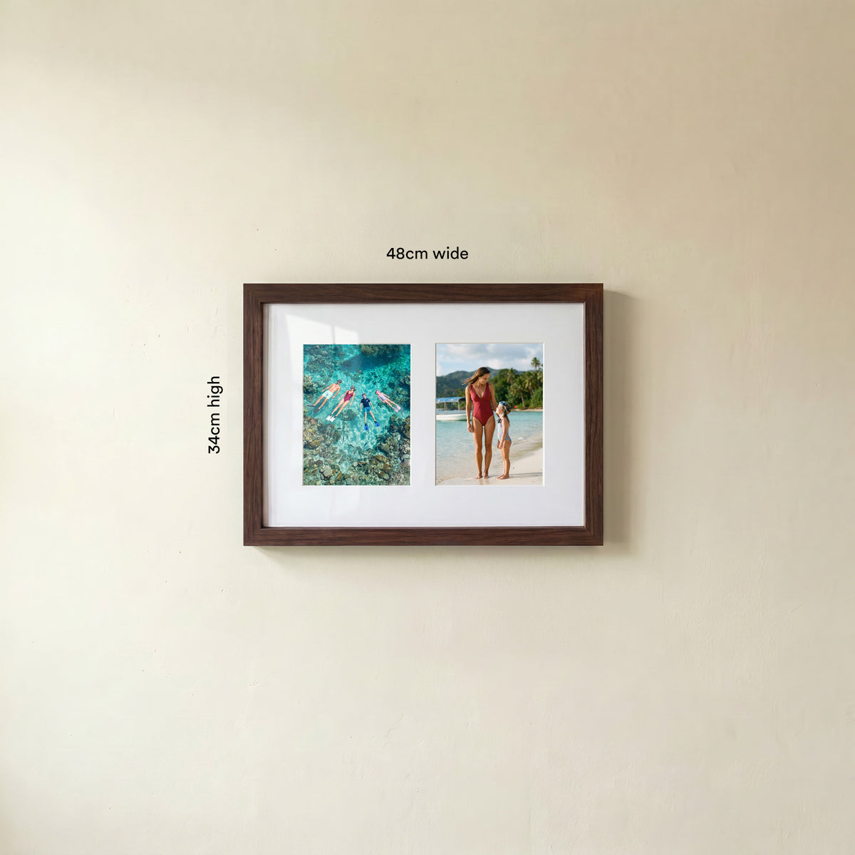Multi-Photo Landscape Frame — 2 Photos