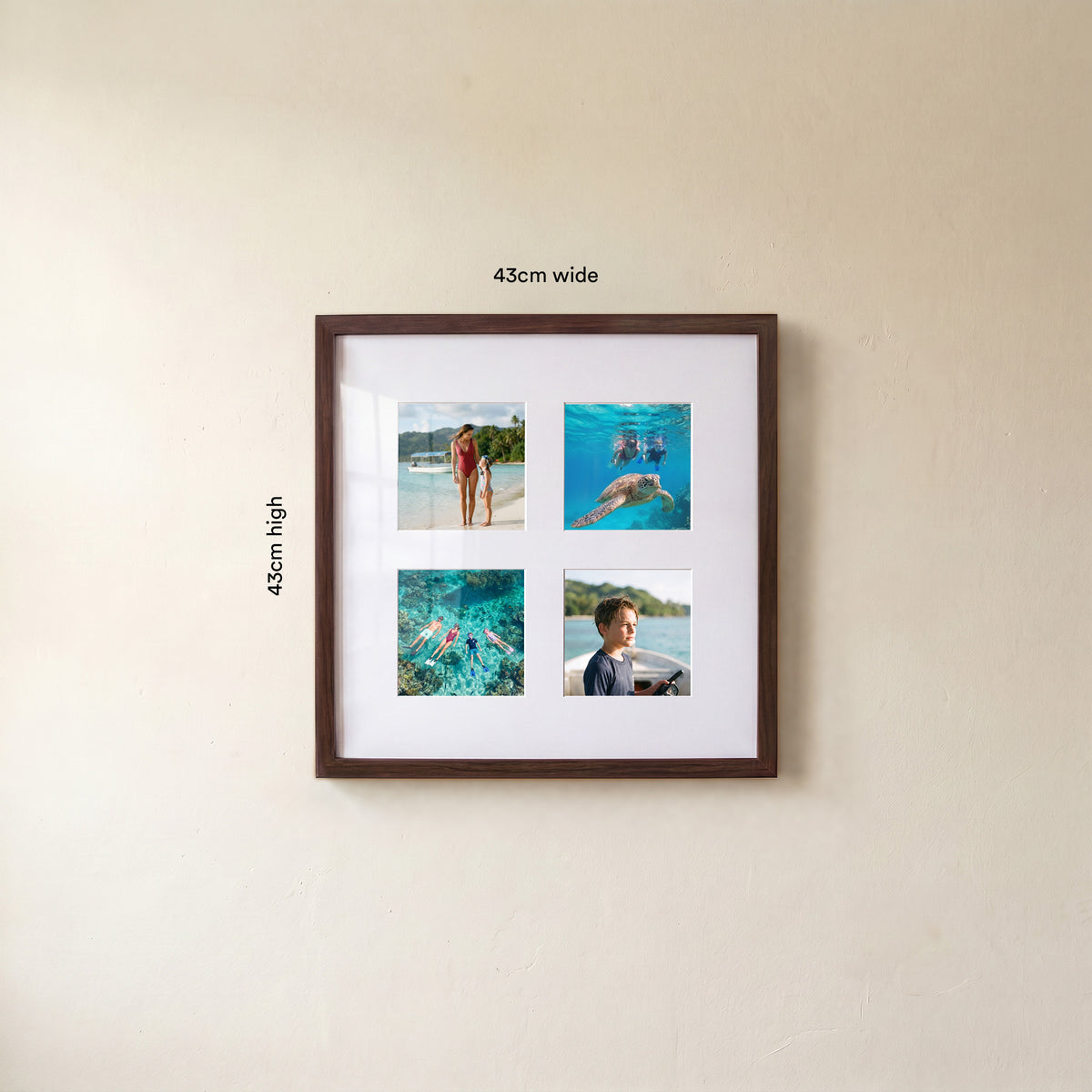 Multi-Photo Square Frame — 4 Photos